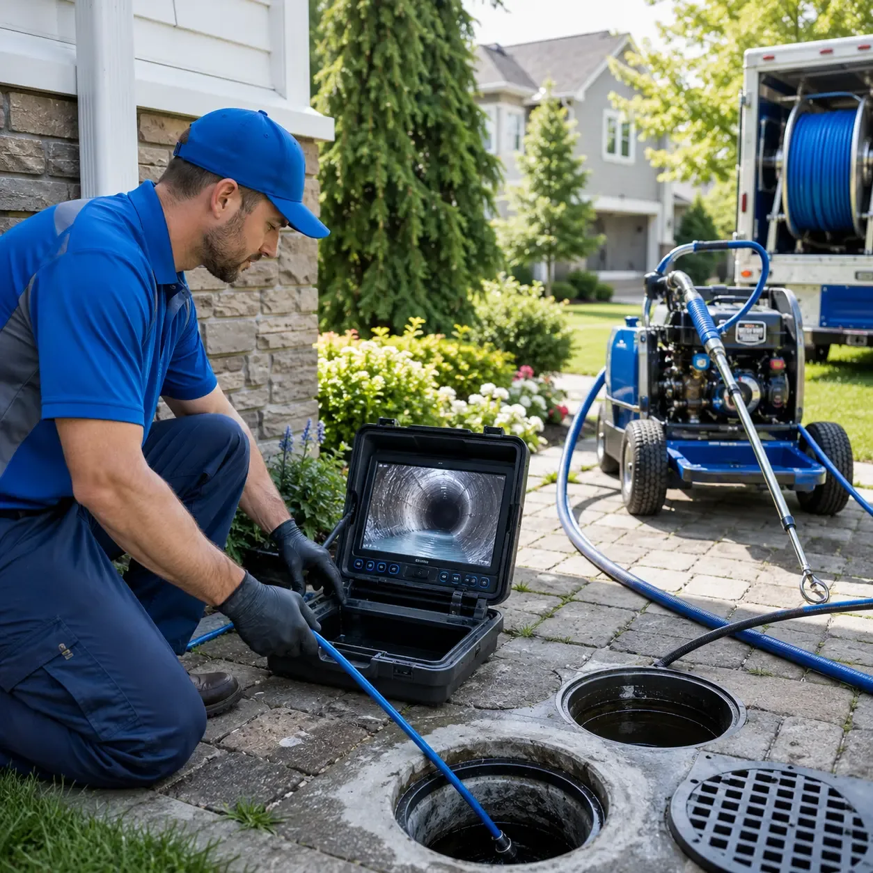 Outdoor drain cleaning professionals serving Lincoln, IL